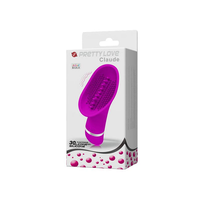 PRETTYLOVE Claude Pink – водоустойчив клиторален стимулатор с 30 вибрации