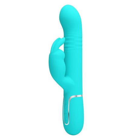 PRETTYLOVE Coale – вибратор с въртящи се топчета и тласъци, USB зареждане