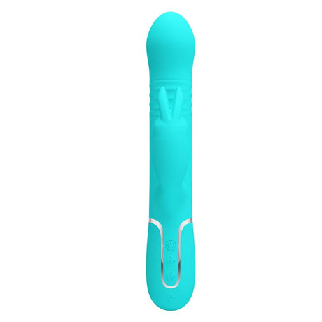 PRETTYLOVE Coale – вибратор с въртящи се топчета и тласъци, USB зареждане