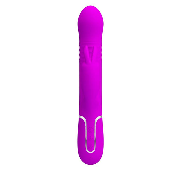 PRETTYLOVE Coale – вибратор с въртеливи и тласкащи движения, USB