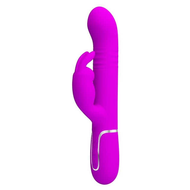 PRETTYLOVE Coale – вибратор с въртеливи и тласкащи движения, USB