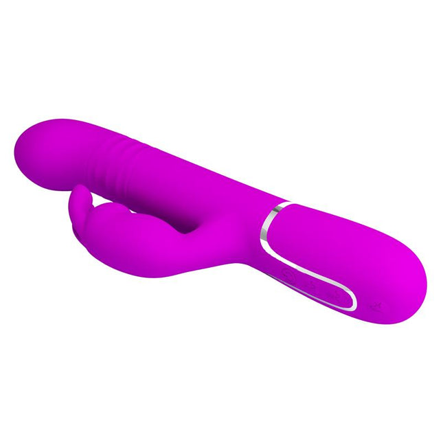 PRETTYLOVE Coale – вибратор с въртеливи и тласкащи движения, USB