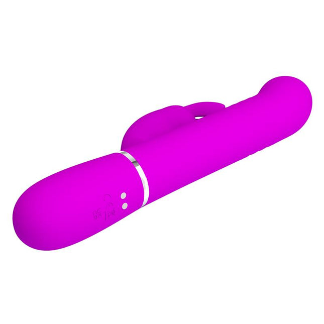 PRETTYLOVE Coale – вибратор с въртеливи и тласкащи движения, USB