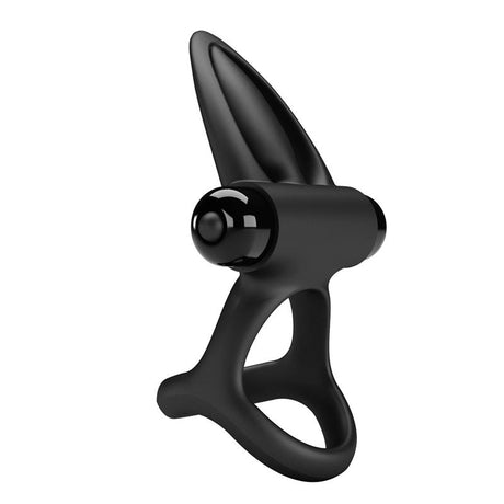 PRETTYLOVE Cock Ring with Vibration – пръстен с вибрации за двойки