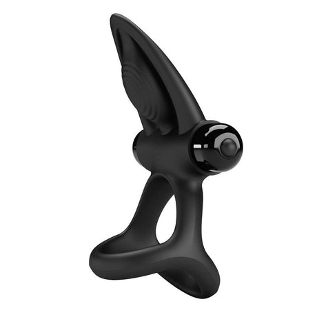 PRETTYLOVE Cock Ring with Vibration – пръстен с вибрации за двойки