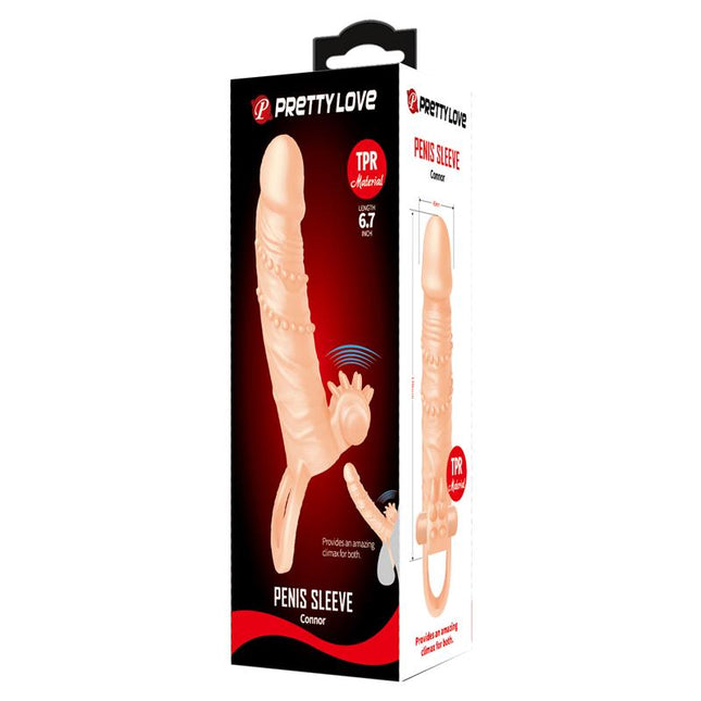 PRETTYLOVE Connor Pennis Sleeve 6.7 – вибрираща приставка за удължаване