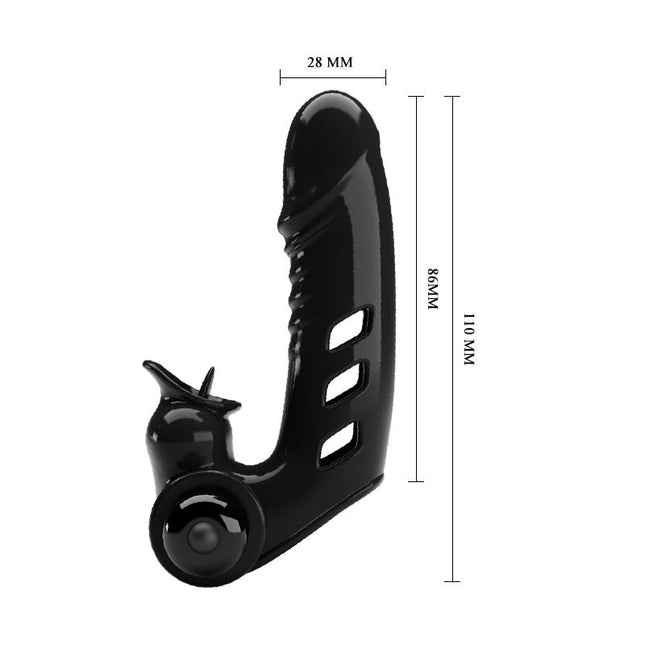 PRETTYLOVE Corbin Finger Sleeve – прецизна вибрация и стимулиращ езиче