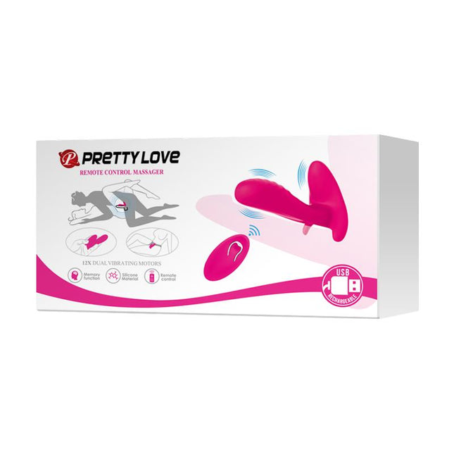 PRETTYLOVE Couple Stimulator – дистанционно управление, USB зареждане