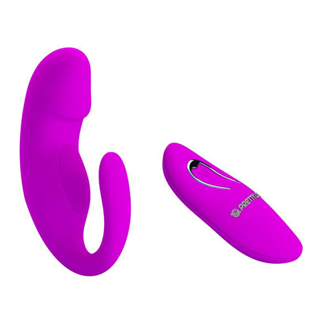 PRETTYLOVE Couples Toy с дистанционно – двойна стимулация с 12 вибрации