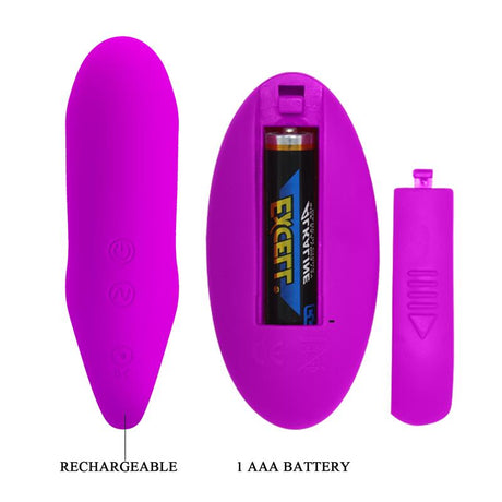 PRETTYLOVE Couples Toy с дистанционно – двойна стимулация с 12 вибрации
