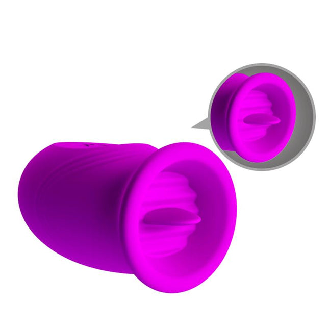 PRETTYLOVE Daisy – вибриращо яйце с двойна стимулация и функция за облизване