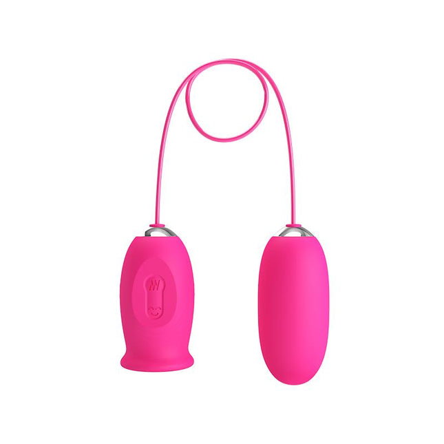 PRETTYLOVE Daisy – вибриращо яйце с функция бликане, USB