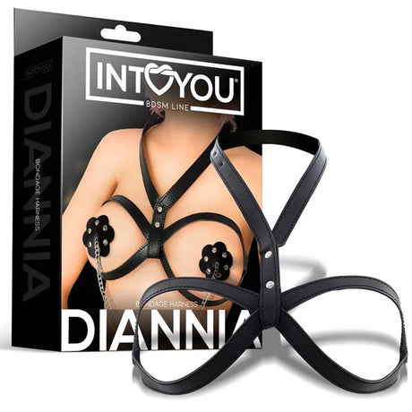 Нагръден хърнес с яка Diannia | Fetish колекция от Intoyou®