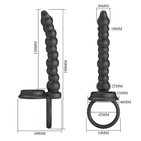 Dillion Anal Chain with Penis Ring