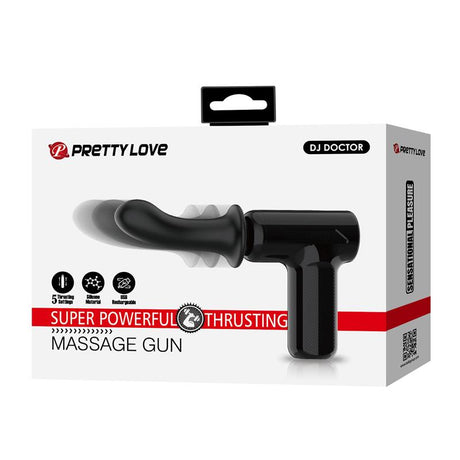 PRETTYLOVE Dj Doctor Thrusting Gun – мощен вибратор с 5 режима