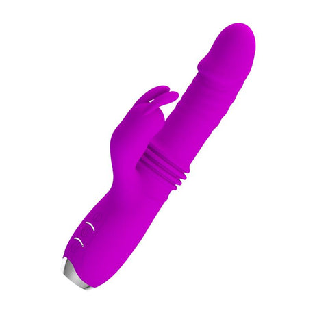 PRETTYLOVE Dorothy – USB вибратор с плътен дизайн и клитор стимулатор