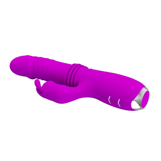 PRETTYLOVE Dorothy – USB вибратор с плътен дизайн и клитор стимулатор