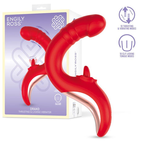 Drako Vibe with Thrusting and Licking Tongue 360∫
