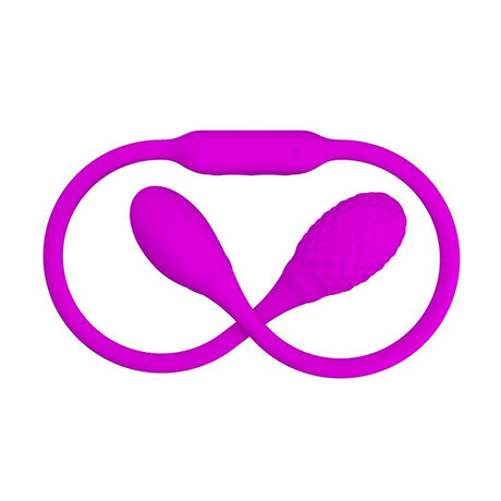 PRETTYLOVE Dream Lovers Whip – двойни вибриращи яйца с 12 режима