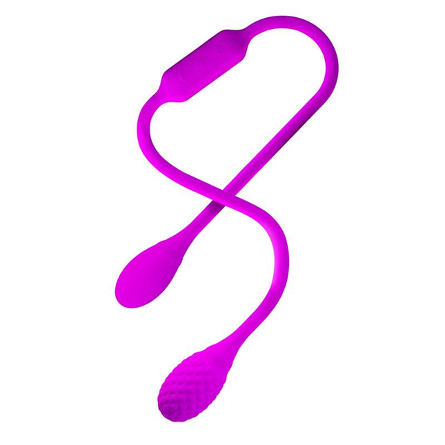 PRETTYLOVE Dream Lovers Whip – двойни вибриращи яйца с 12 режима