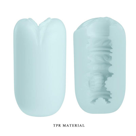 PRETTYLOVE Egg Masturbator Blue – дискретен и разтеглив мастурбатор