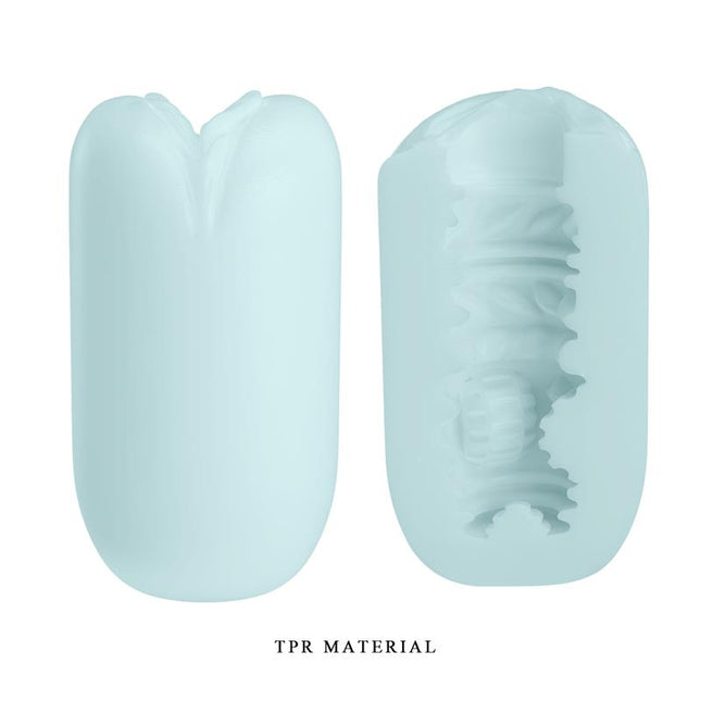 PRETTYLOVE Egg Masturbator Blue – дискретен и разтеглив мастурбатор