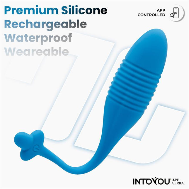 Intoyou® Вибро яйце с апликация и въртящ връх – 8 функции