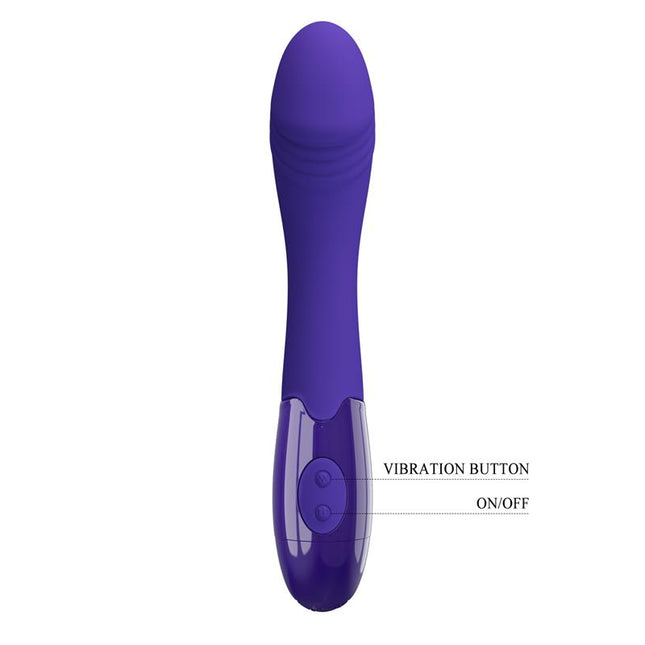 PRETTYLOVE Elemental Youth Vibe USB – тънък вибратор с 30 режима