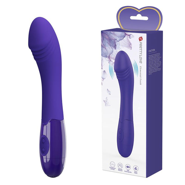 PRETTYLOVE Elemental Youth Vibe USB – тънък вибратор с 30 режима