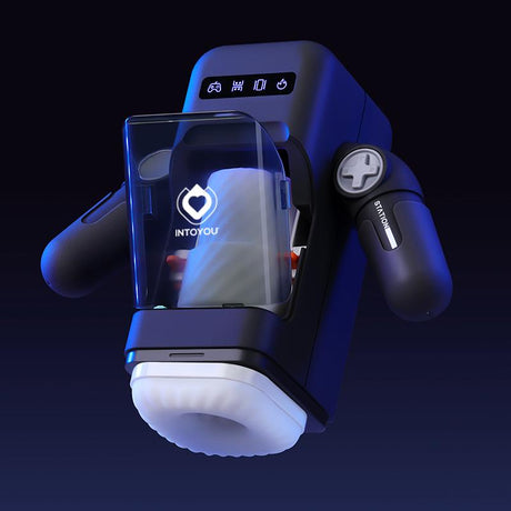 Elon Intelligent Masturbator with Up and Down Movement, Vibration, Heat and Phone Holder