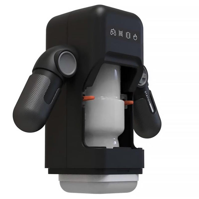 Elon Intelligent Masturbator with Up and Down Movement, Vibration, Heat and Phone Holder