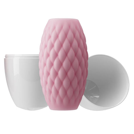 PRETTYLOVE Eros Men Masturbator Pink – компактен вибриращ мастурбатор