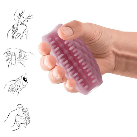 PRETTYLOVE Eros Men Masturbator Pink – компактен вибриращ мастурбатор