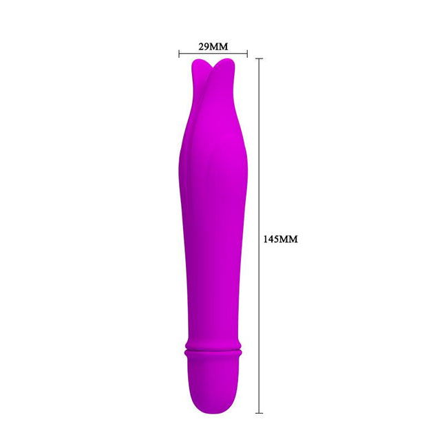 PRETTYLOVE Edward Purple – компактен вибратор с 10 режима на вибрация