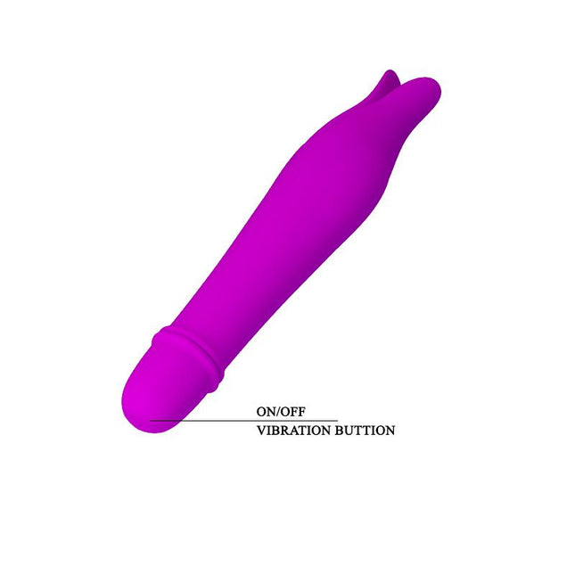 PRETTYLOVE Edward Purple – компактен вибратор с 10 режима на вибрация