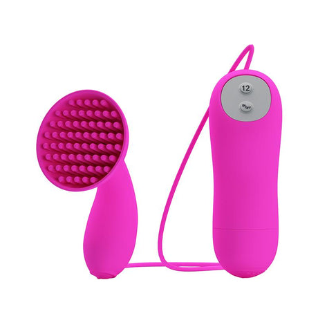 PRETTYLOVE Estimulator Brady Pink – компактен вибратор с 12 функции