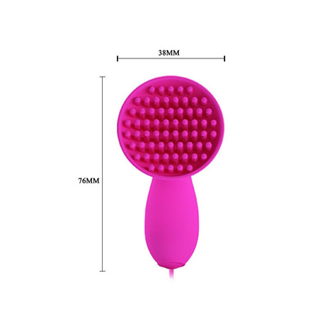 PRETTYLOVE Estimulator Brady Pink – компактен вибратор с 12 функции