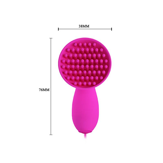 PRETTYLOVE Estimulator Brady Pink – компактен вибратор с 12 функции