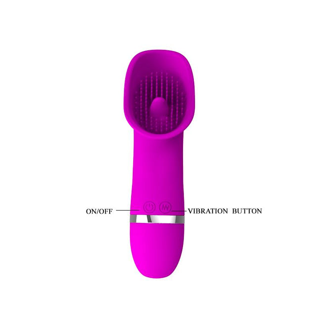 PRETTYLOVE Rudolf Purple – компактен клиторен стимулатор с 30 вибрации