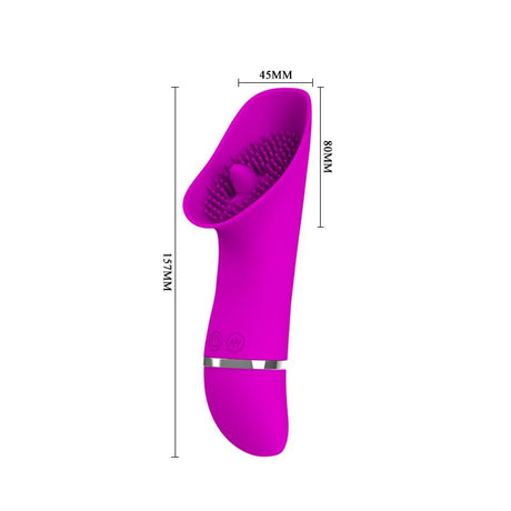 PRETTYLOVE Rudolf Purple – компактен клиторен стимулатор с 30 вибрации