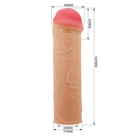 PRETTYLOVE Extended Penis Sleeve 1 Nile – удължаващ и уплътняващ пенис ръкав