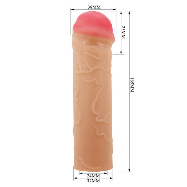 PRETTYLOVE Extended Penis Sleeve 1 Nile – удължаващ и уплътняващ пенис ръкав