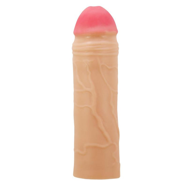 PRETTYLOVE Extended Penis Sleeve 2 Chane – удължаващ пенис ръкав с реалистична текстура