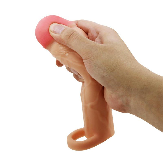 PRETTYLOVE Extended Penis Sleeve 2 Hani – удължаващ пенис ръкав с текстура