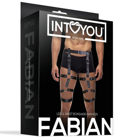 Харнес Fabian – Регулируем BDSM Колан за Талия и Крака | Intoyou®