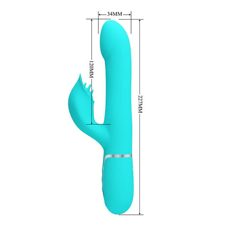 PRETTYLOVE Falin – вибратор с въртящи се топчета и USB зареждане