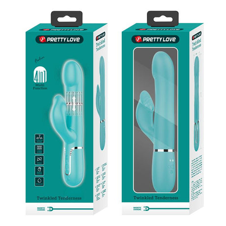 PRETTYLOVE Falin – вибратор с въртящи се топчета и USB зареждане