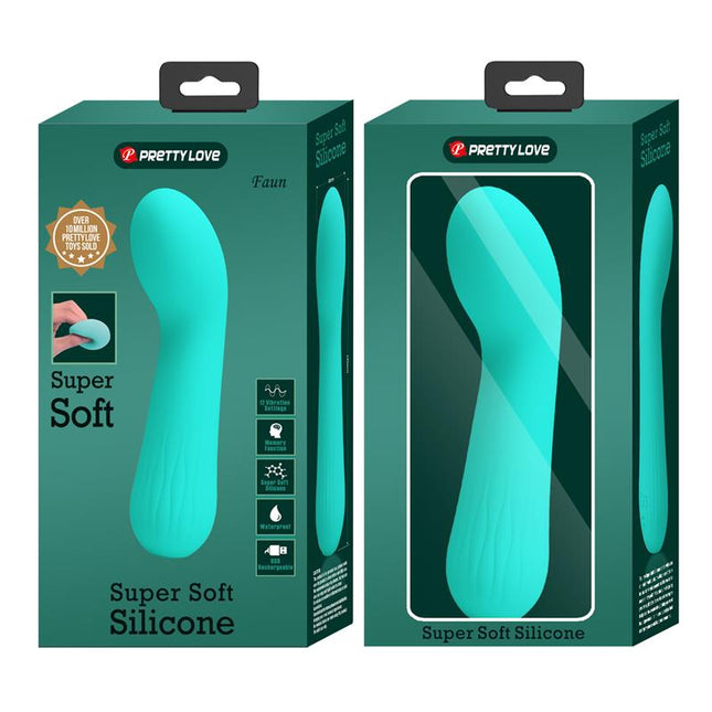 PRETTYLOVE Faun – силиконов вибратор с 12 режима, USB
