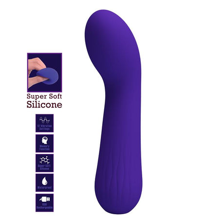 PRETTYLOVE Faun – силиконов вибратор с 12 режима, USB