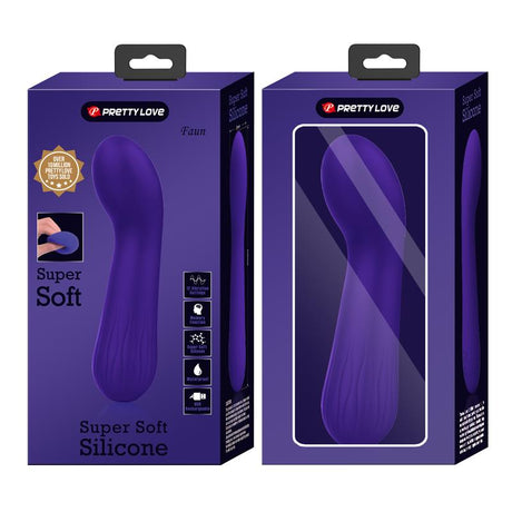 PRETTYLOVE Faun – силиконов вибратор с 12 режима, USB